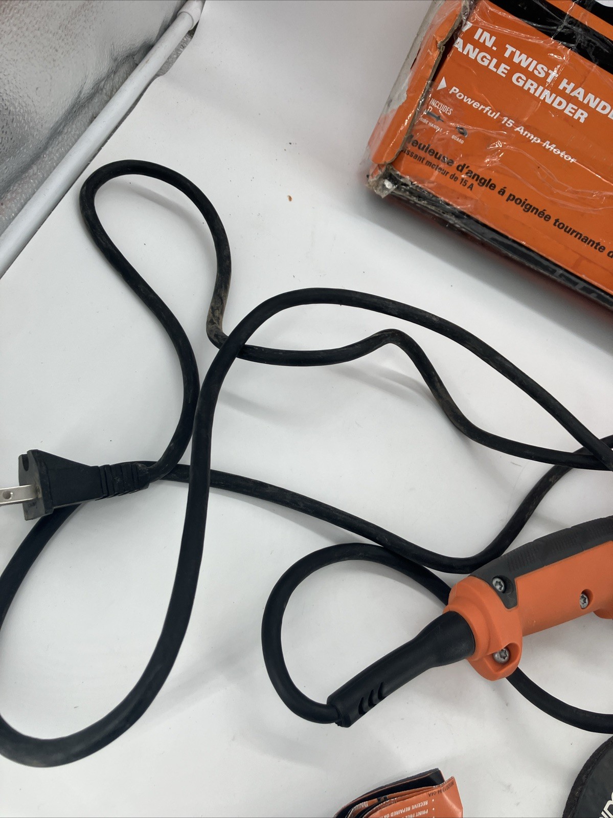 RIDGID R10202 15A 7” Angle Grinder Heavy Duty – Tested Ships Fast