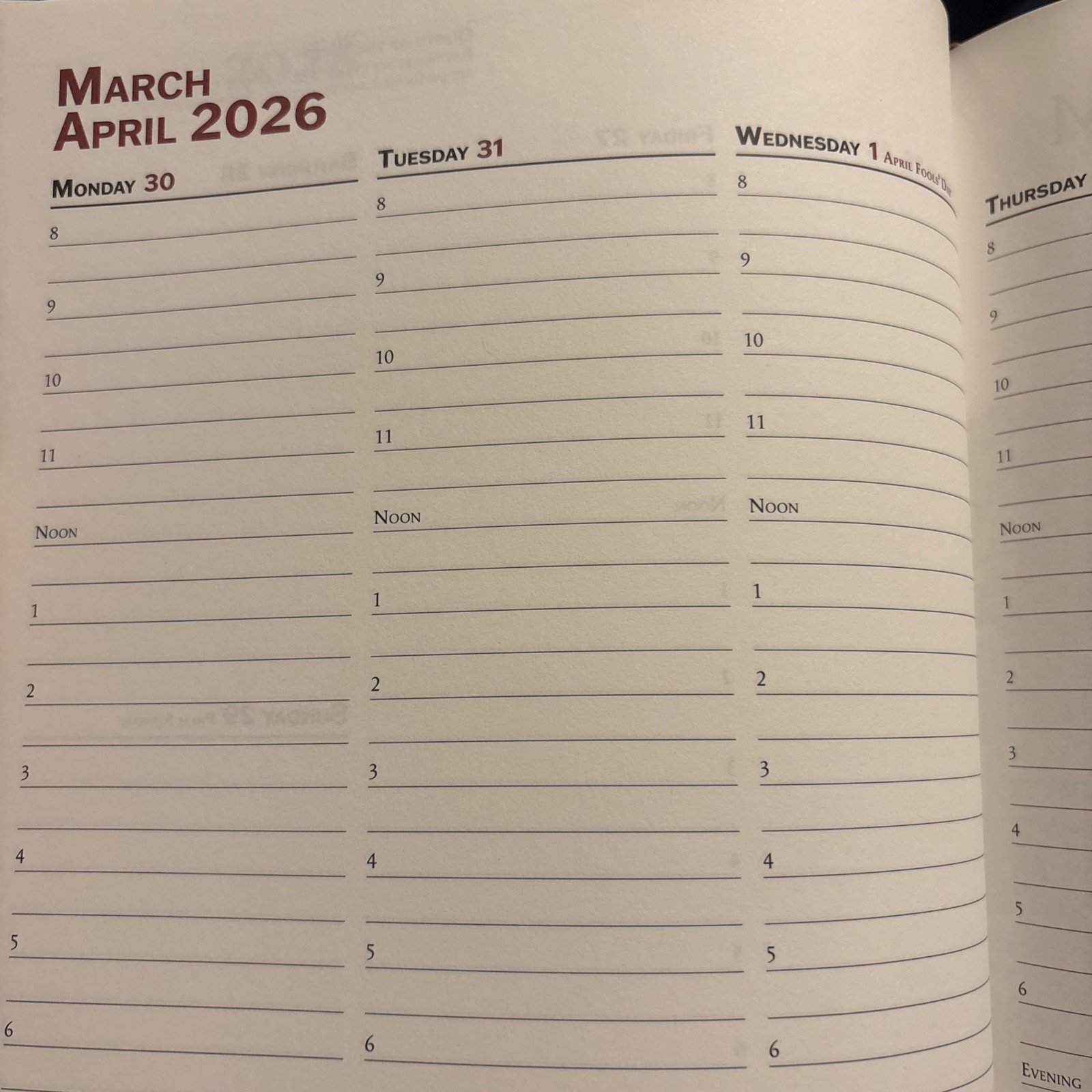 Sundial Hard Cover 2026 Day Planner And Calendar