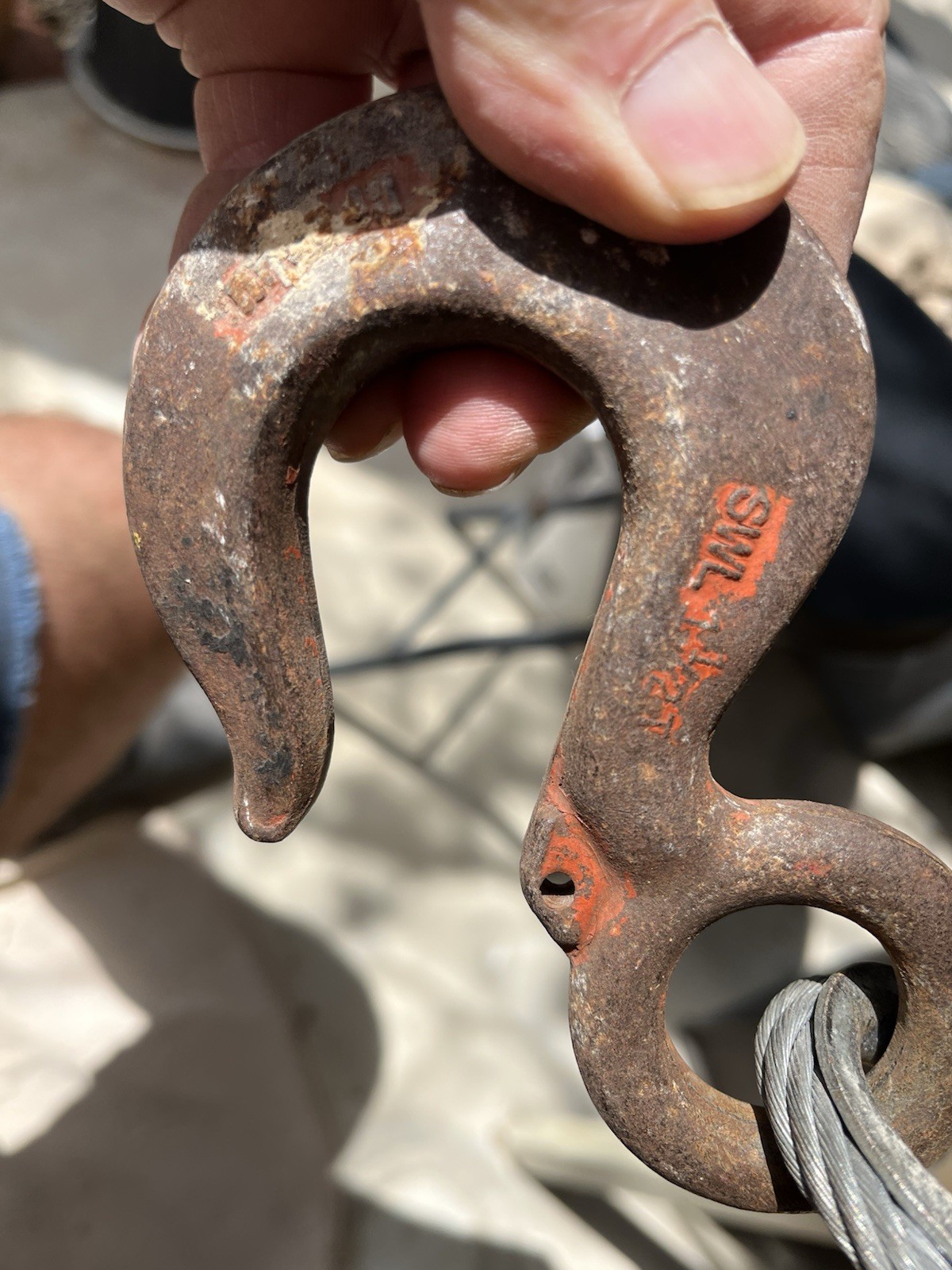 LUG-ALL Model 6000-15 Aluminum Hoist MFG By Lincoln Precision For Lug-All Tested