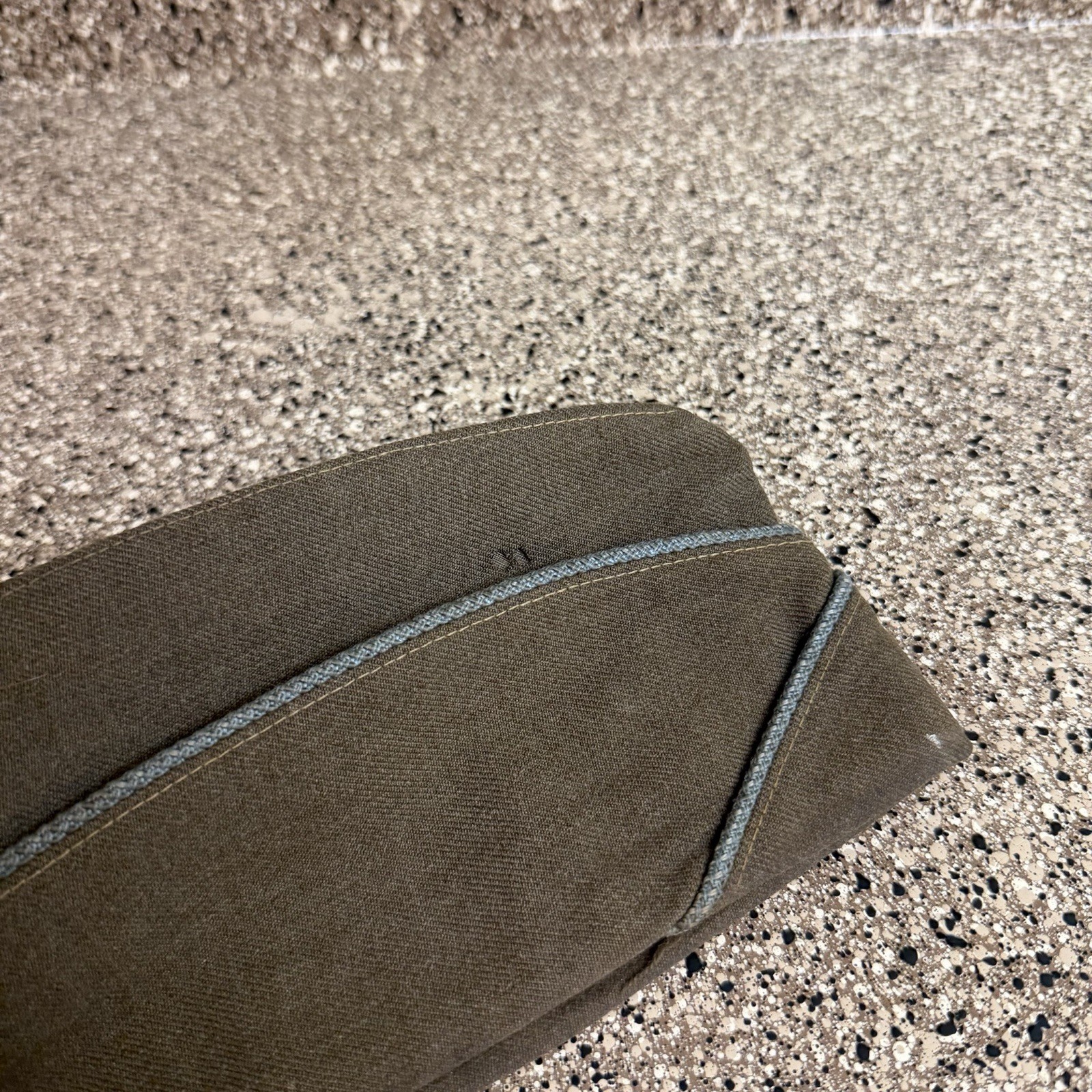 WW2 US Military Overseas Garrison Side Cap Army Infantry Blue