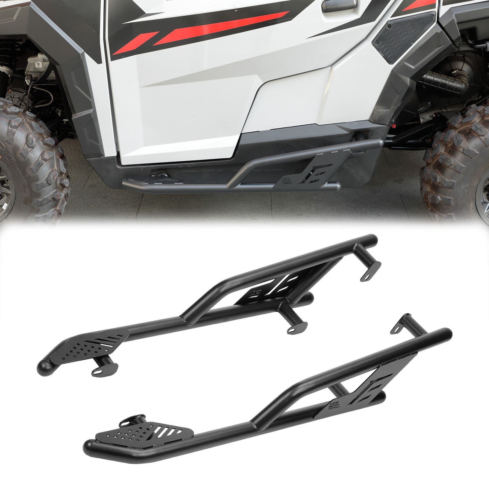 Heavy Duty Nerf Bars Rock Slider Side Step Bumper For 16-26 General 1000/XP 1000