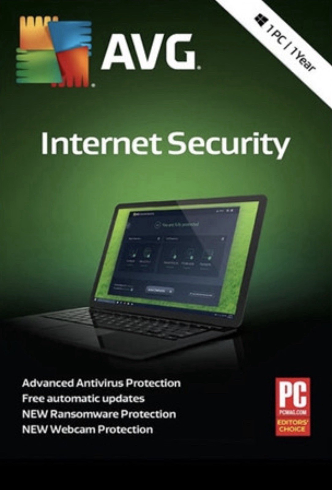 AVG Internet Security 1 Year 1 User - PC