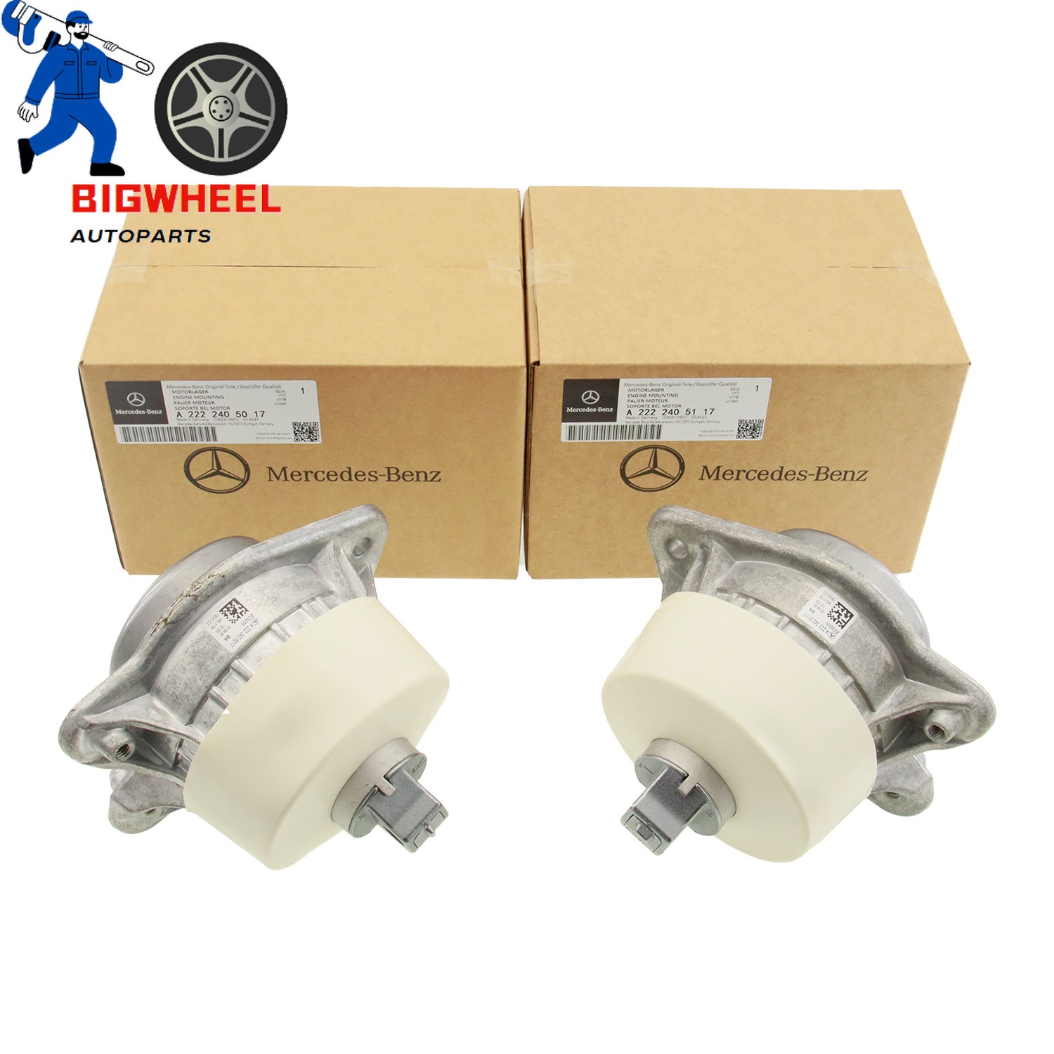 OEM Engine Mount For Benz S63 AMG S550 S560 V222 X222 2222405017 2222405117