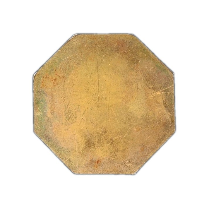 HK-505 California Statehood Territorial Gold Gilt Slug 1850/1950 PCGS MS-65