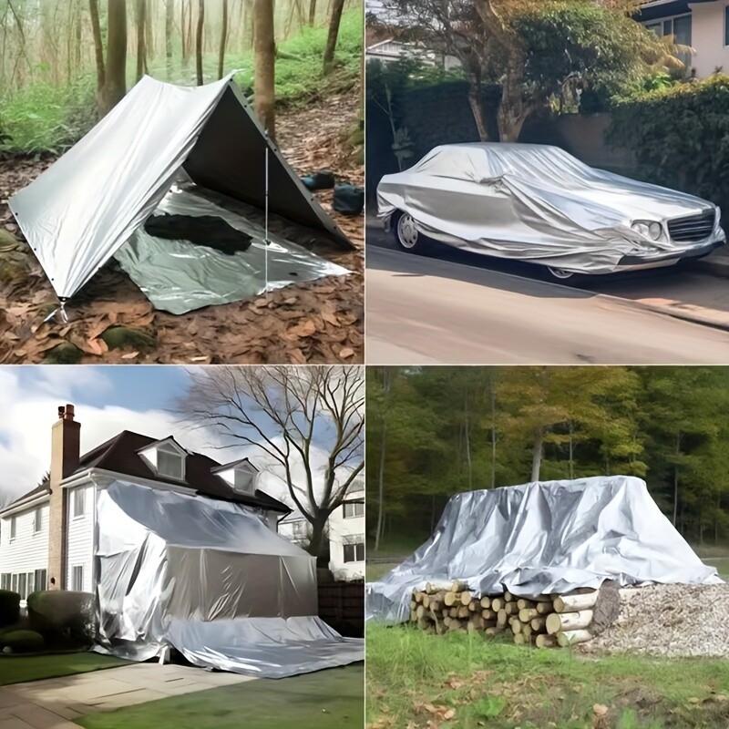 Double-Sided Tarp Cover 3x5m - Patio Furniture,Camping & Outdoor Gear Protection