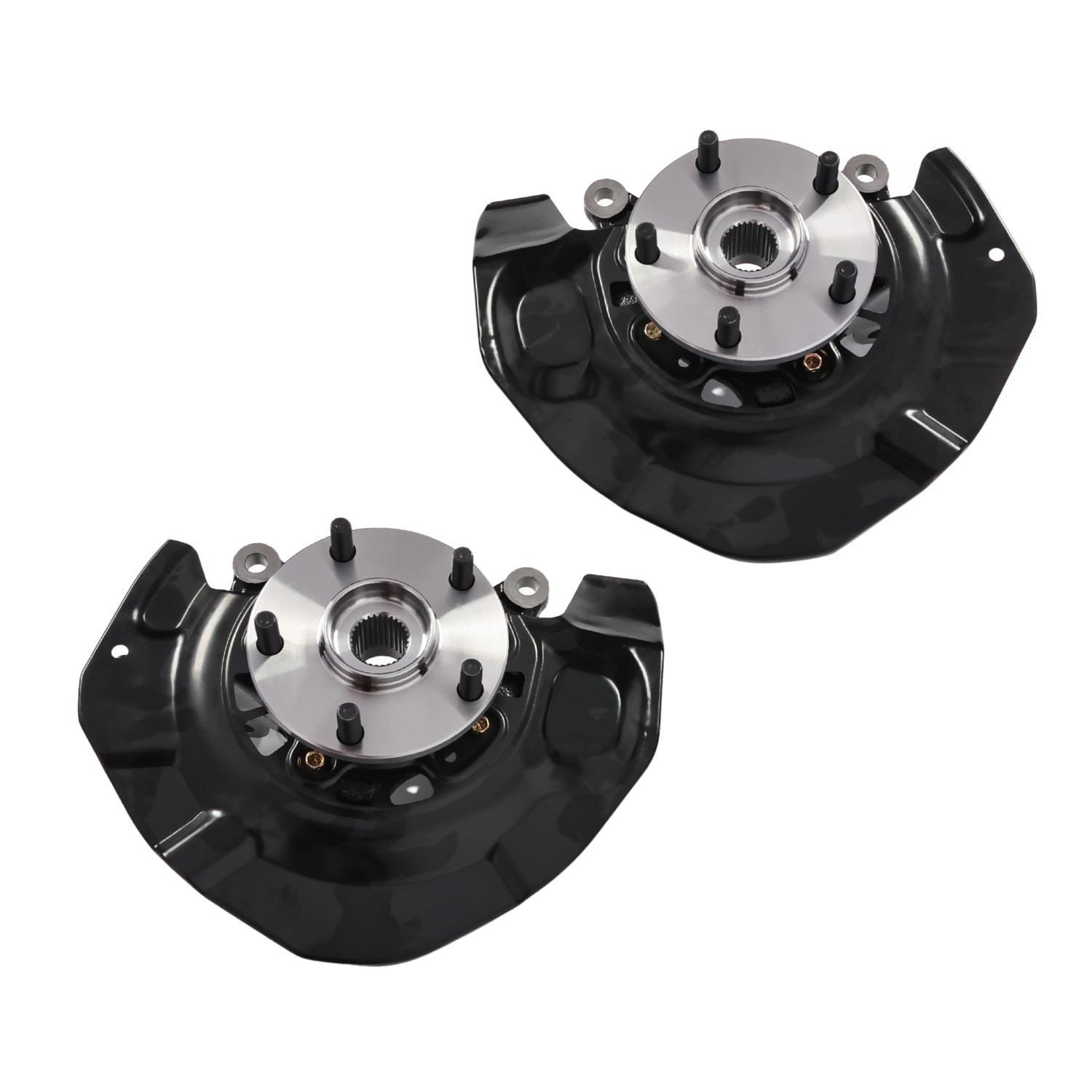 Steering Knuckle & Wheel Bearing Hub Assembly Front Pair for Lexus RX330 RX350