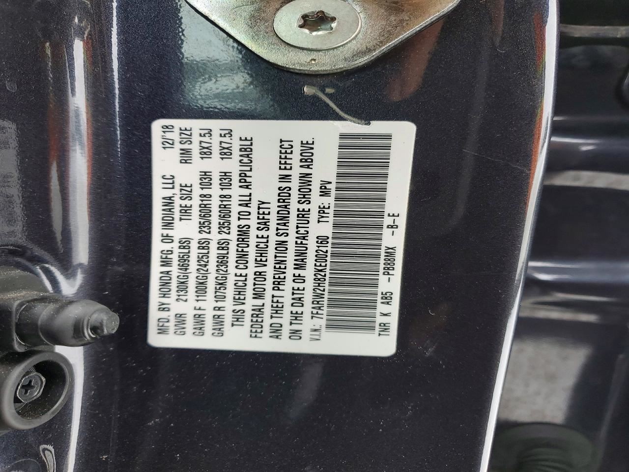 Chassis ECM On Transmission Turbo AWD Fits 17-21 CR-V 892151