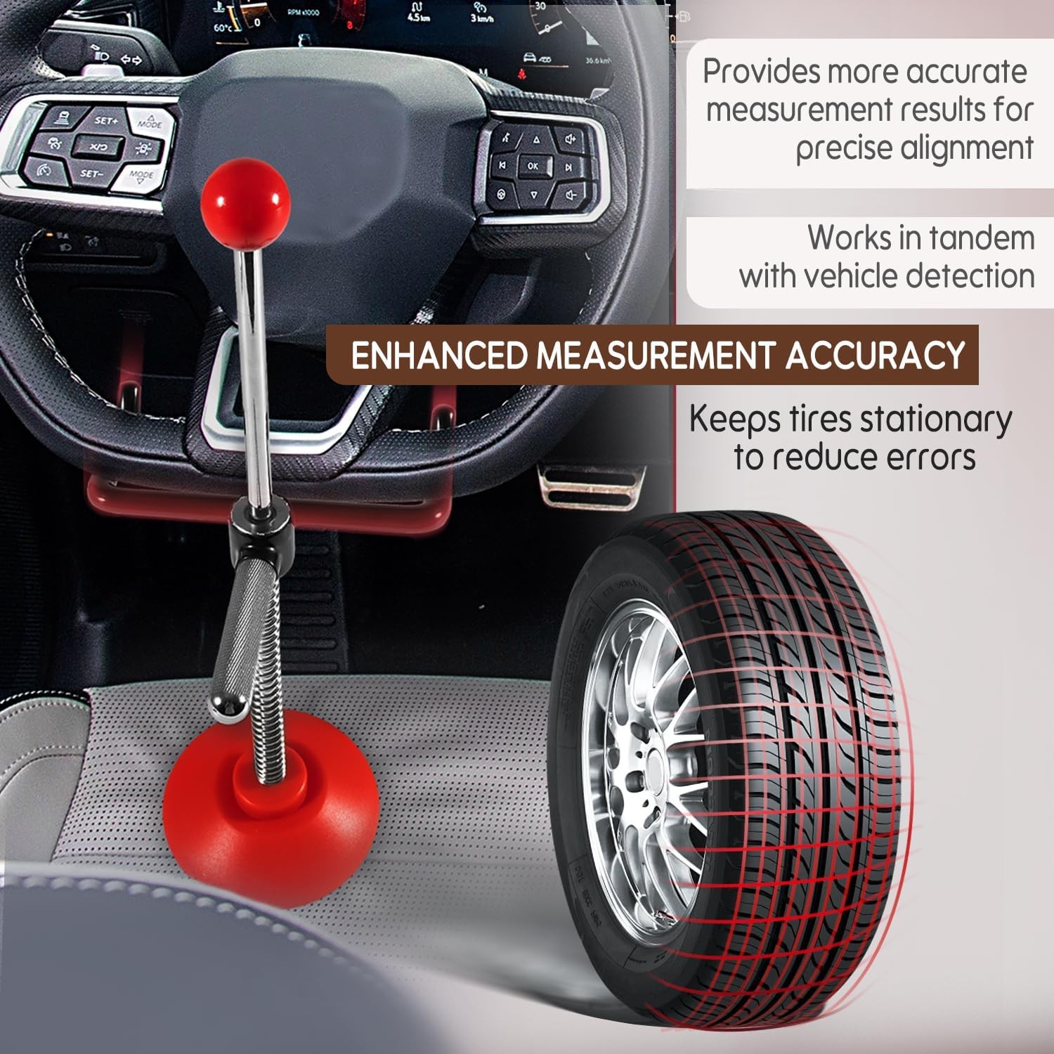 Car Steering Wheel Holder Alignment Adjustable Tool Replace for Truck Buses Vans