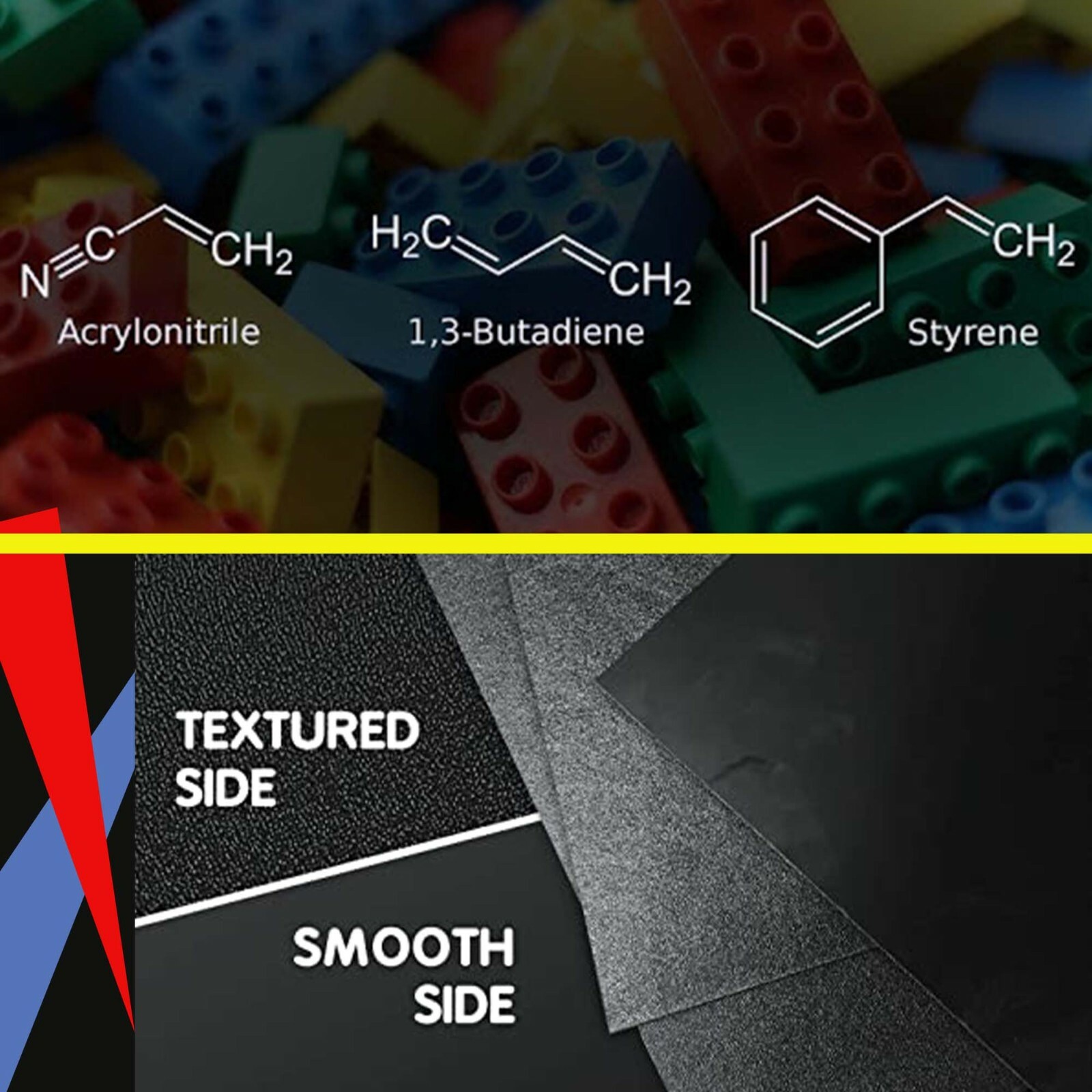 ABS Plastic Sheet-3/16" thick-Black-Vacuum Forming Hobby-Choose Your Size