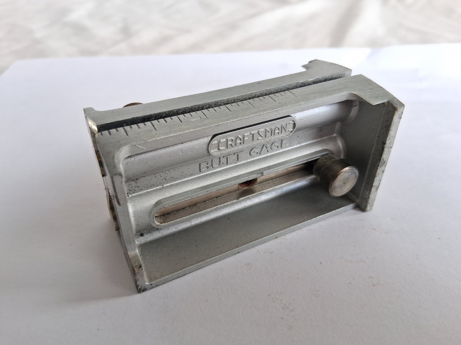 Vintage Craftsman No. 3940 Mortise Butt Gage Marking Scribe Tool - Made in USA