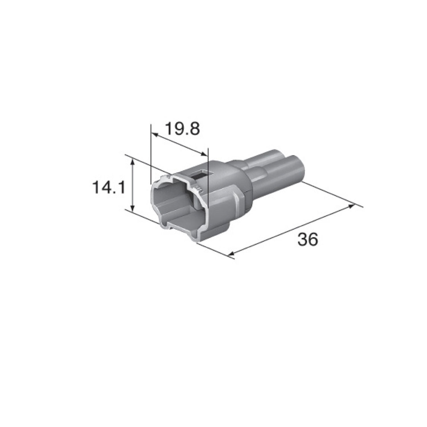 2 Pin Waterproof Connector Plug Set Sumitomo MT090 6187-2311 6180-2321