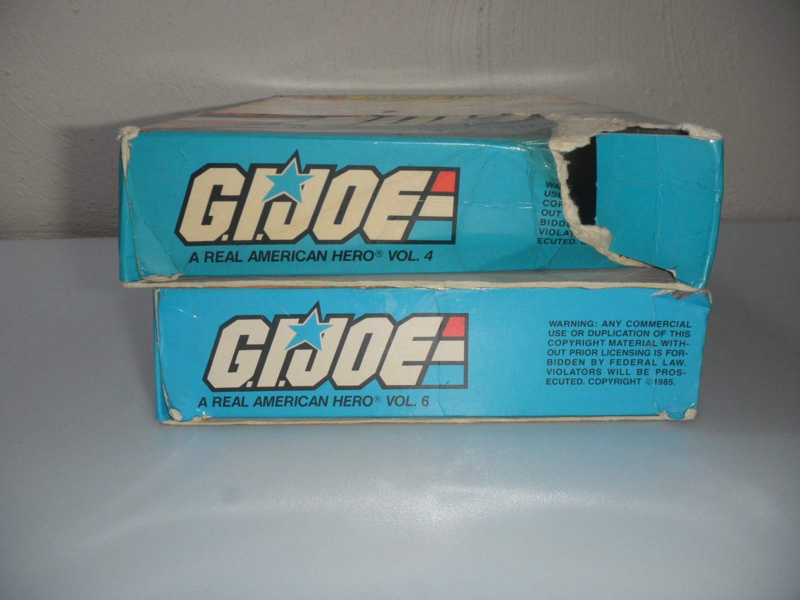 1980s FHE Big Box VHS Cassette Tape Movie Set Vintage G.I. GI Joe 3.75 ARAH Lot