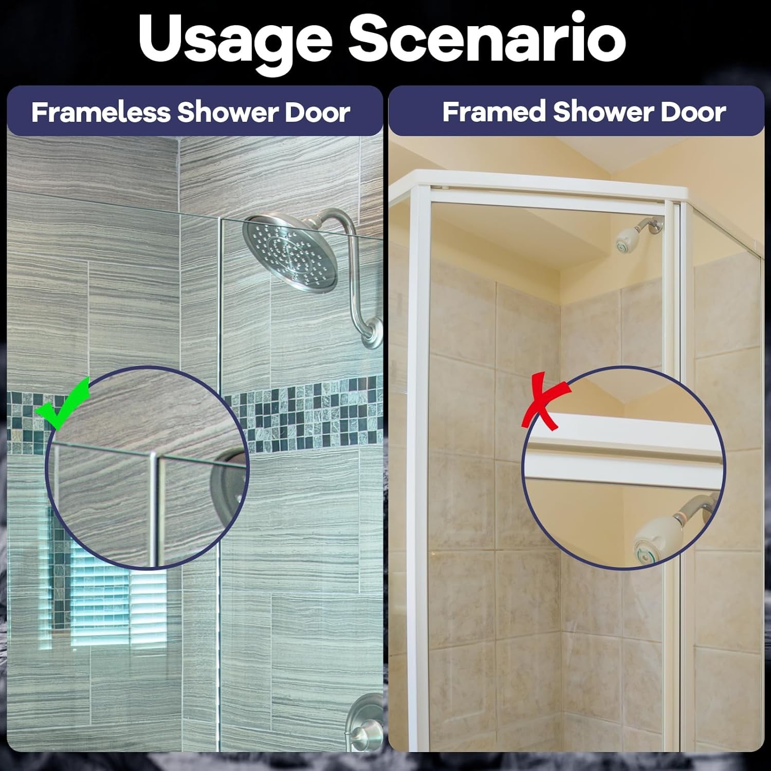 Zorfeter 7 Inch Extended Over Shower Door Hook, Stainless Steel Heavy Duty Showe