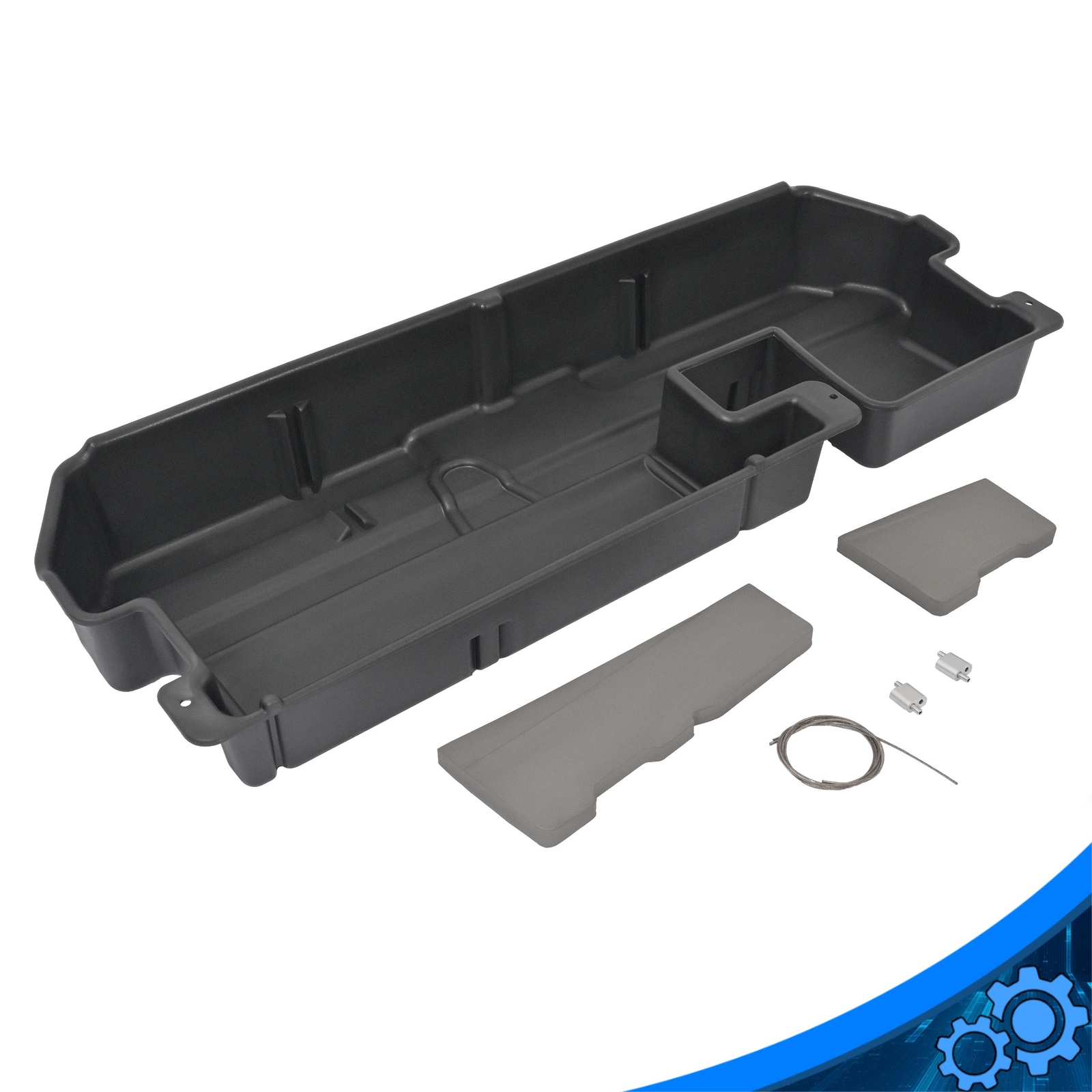 Underseat Storage Box For Toyota Tundra 07-21 Double Cab w/o Subwoofer Container