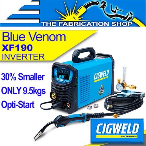 CIGWELD XF190 BlueVenom Bundle - Mig Tig Welder + Tig Torch + Spool Gun W1400190