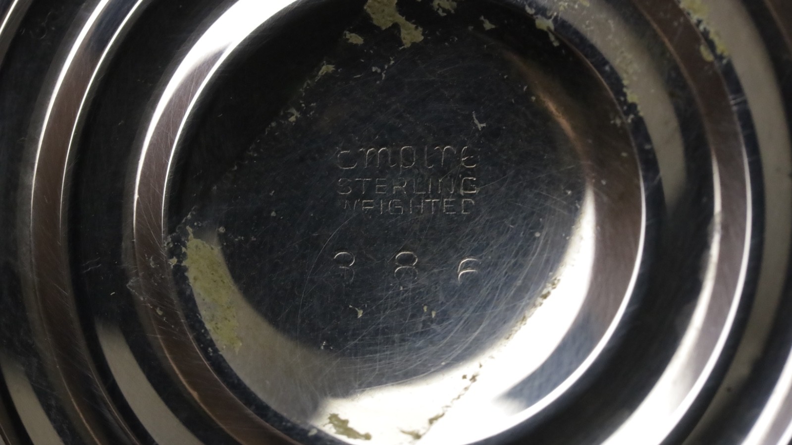 Pair Of Vintage “Empire” Sterling Silver Candelabras #386 - Fast Ship!