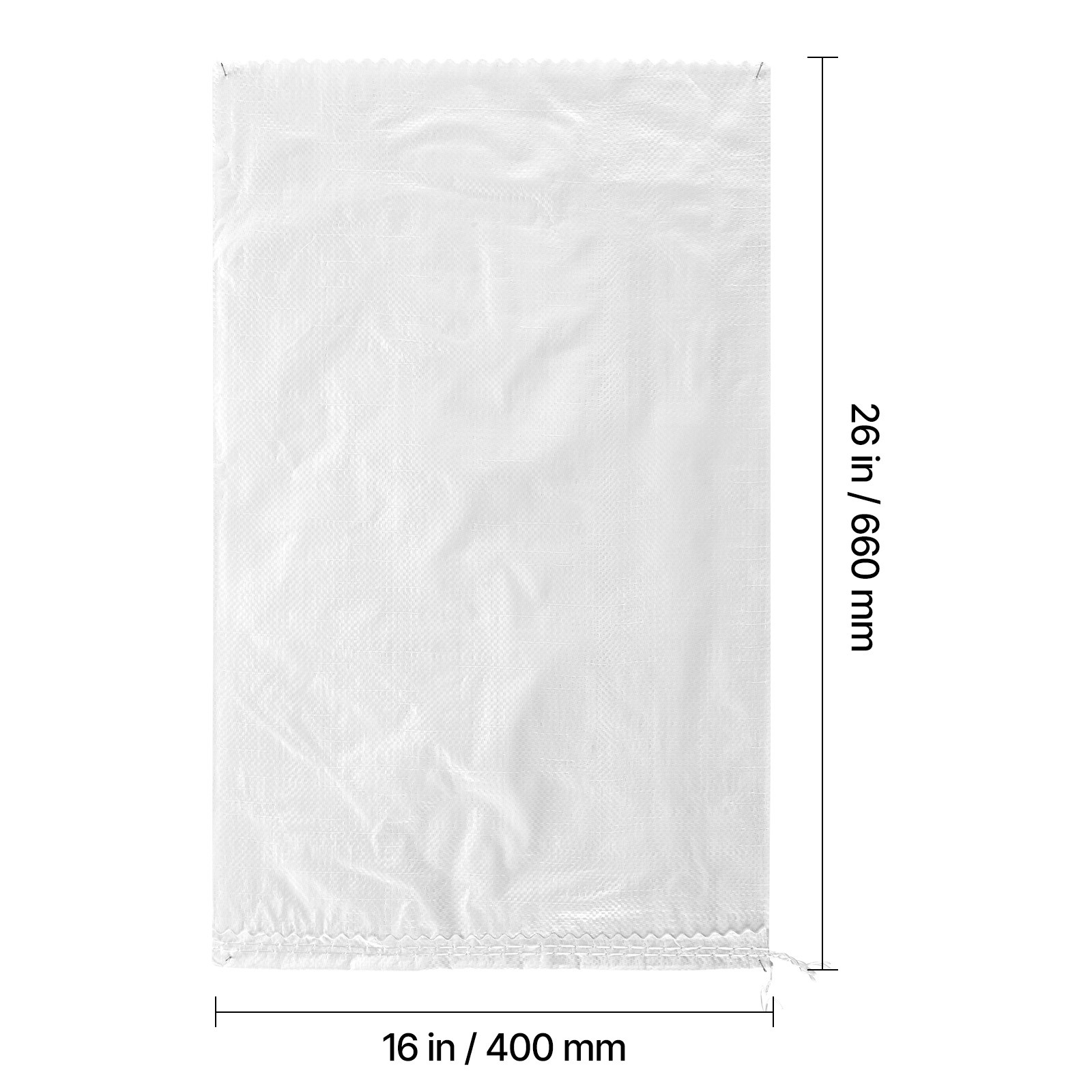 Uimoso 200 Pack Sandbags 16" x 26" with 50lb Capacity Heavy Duty Sand Bags