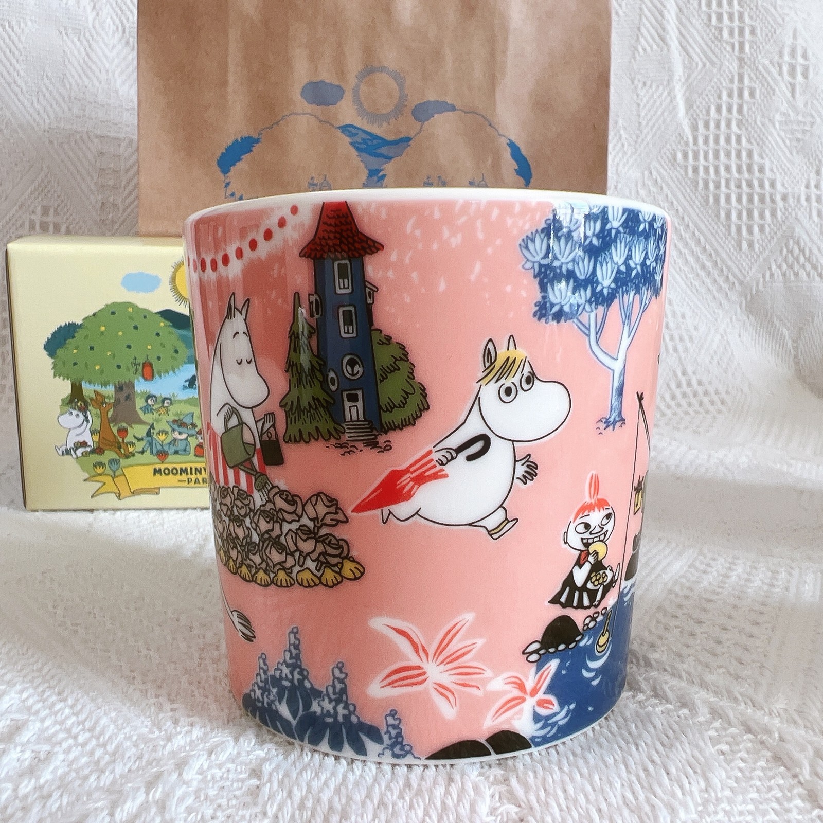 Moomin ARABIA Mug 2pcs Set Simple Joy 2026 & Park 2023 Limited w/ Bag -Fast Ship