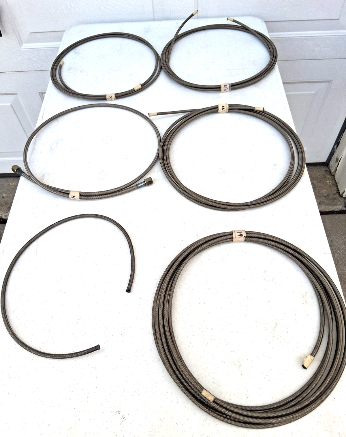 -3 STAINLESS PTFE BRAIDED LINE & GOODRIDGE FITTINGS