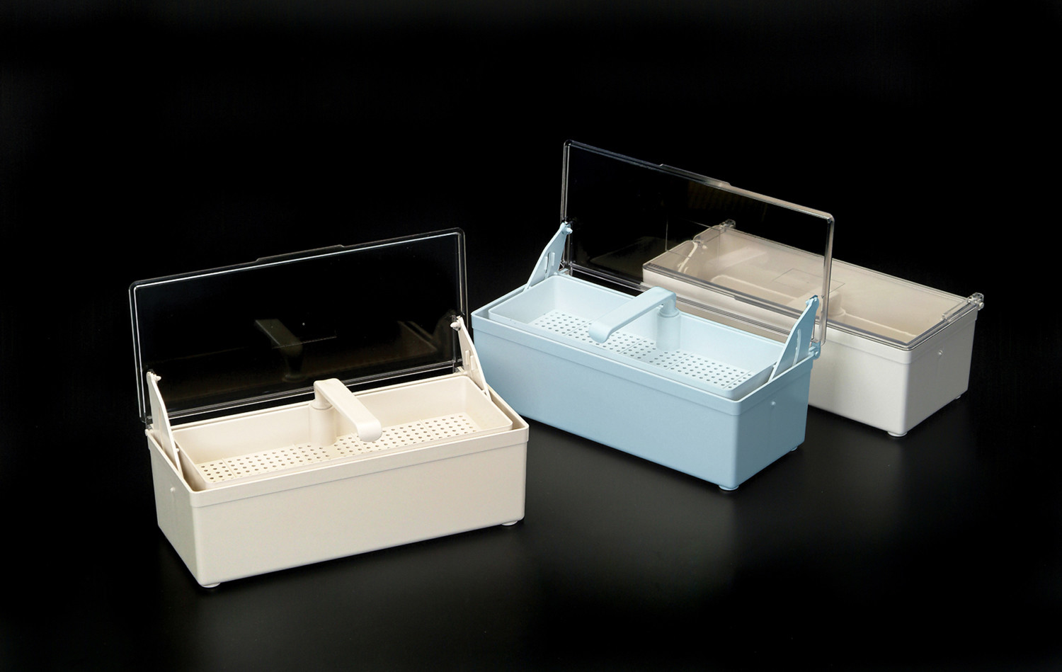 Blue* Germicide Tray for the Cold Sterilization of Dental, Tattoo, Medical tools