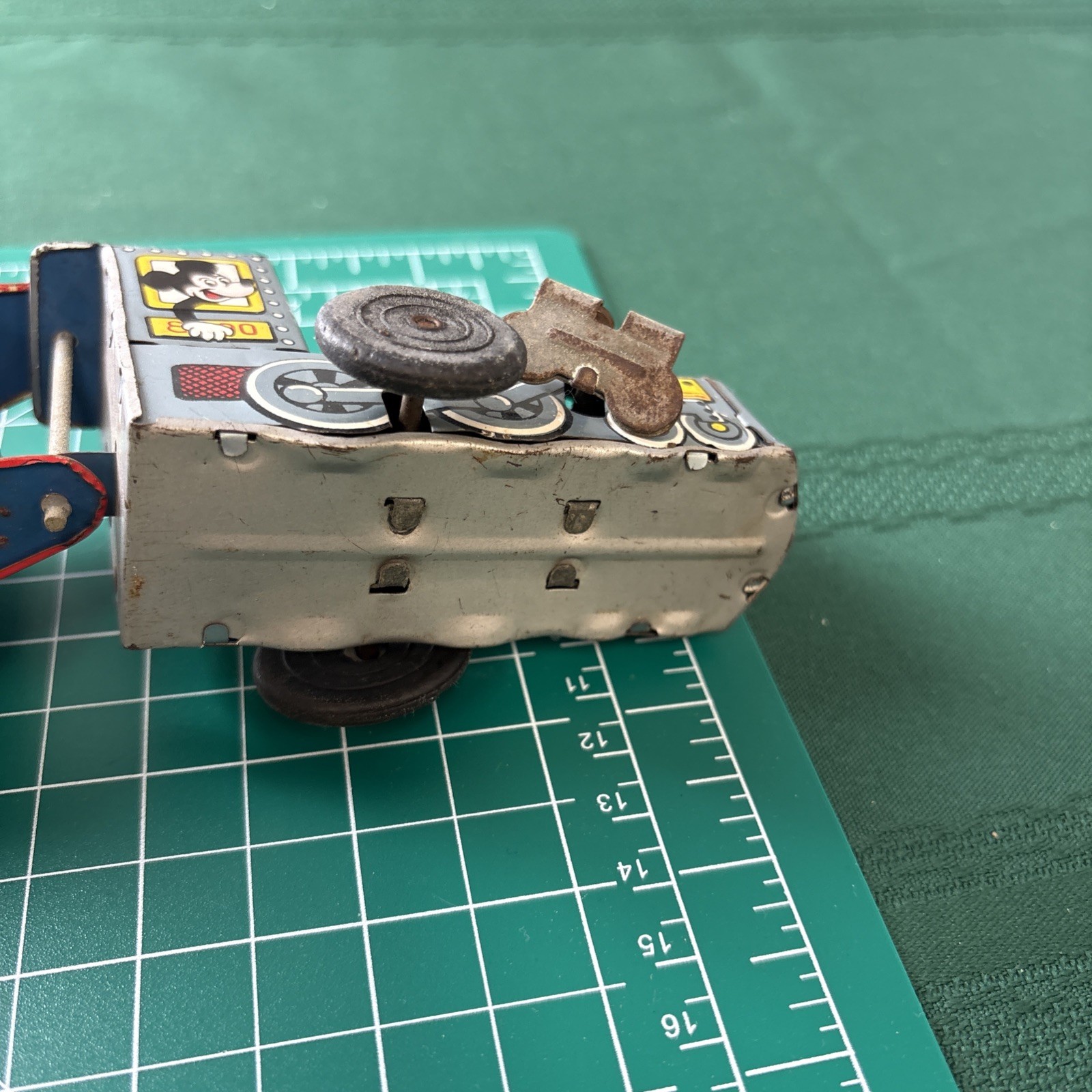 1950's MARX TIN LITHO WIND UP MICKEY MOUSE DISNEYLAND TRAIN Pre Owned Not Tested