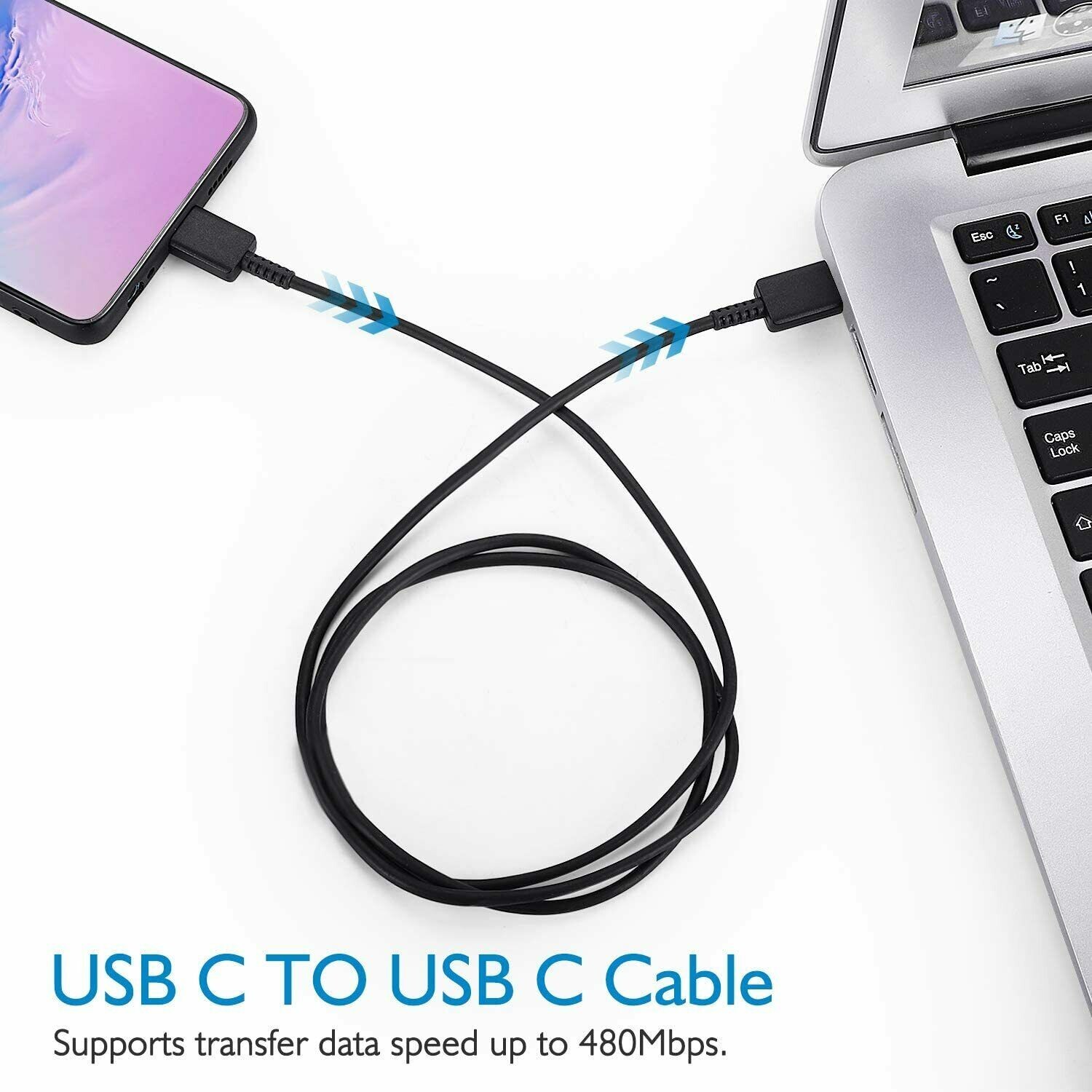 25W Type C USB-C Cable Super Fast Wall PD Charger For Samsung Galaxy S20 S21 S22