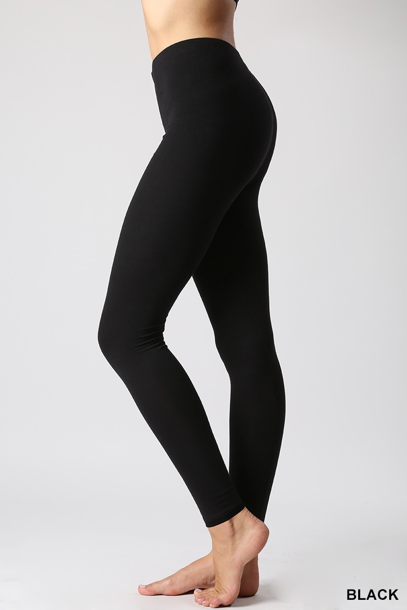 Womens Soft Stretch Cotton High Waisted Leggings Long Workout Yoga Pant Fitness