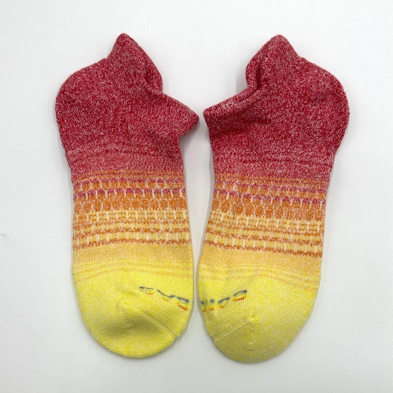 BOMBAS 5 Pairs Women's honeycomb Ankle Socks Cushion 5 Color Mix Size Med 8-10.5