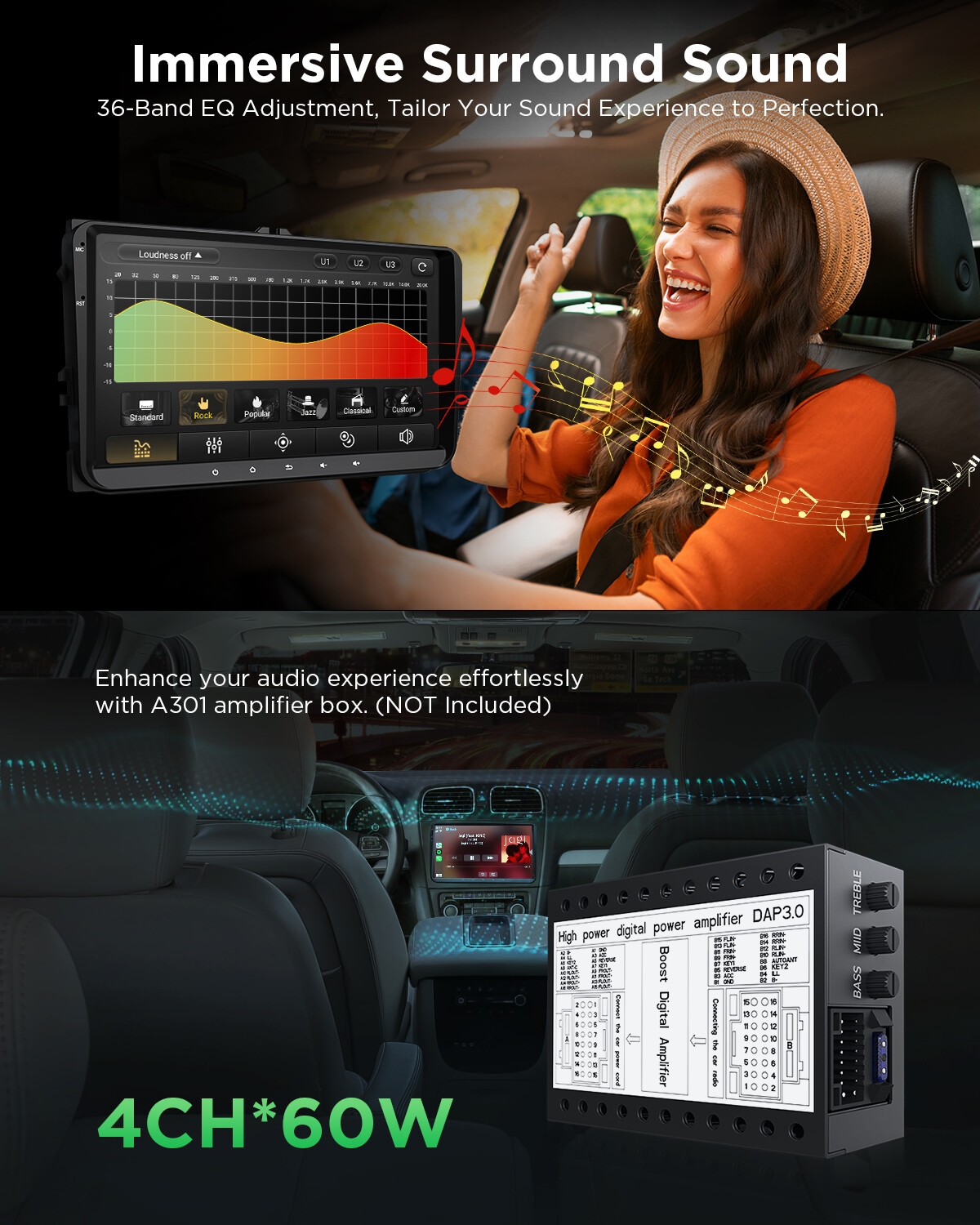 For VW Golf Tiguan Touran Passat Android 13 Car GPS Sat Nav Radio Stereo CarPlay