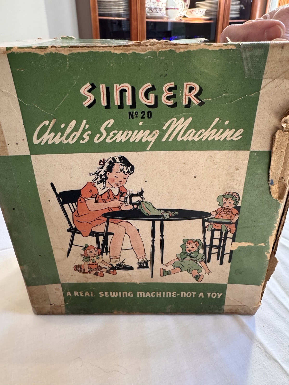 Singer Sewhandy Model 20 Child’s Sewing Machine with clamp & orig box