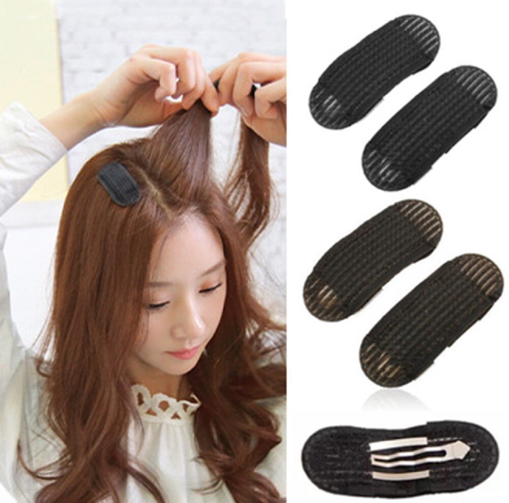 4Pcs Hair Clips Sponge Bump It Up Volume Base Hair Inserts Invisible Hair Pins
