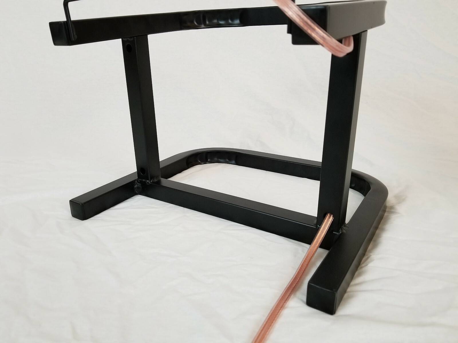 APARA™ Vintage Speaker Stands   Black Powder-Coated Steel  (One Pair)