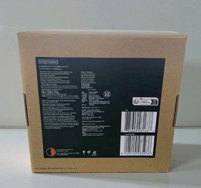 DYSON Hair Clips Set Of 4 Brand New Black Copper Genuine-NEW in Box