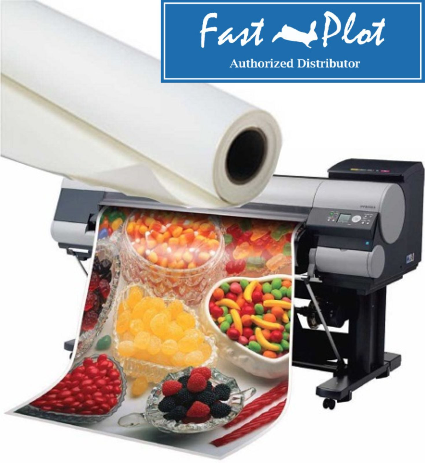 WideFormat Scrim Vinyl Banner, 36" x 60' Roll, Waterbased Ink Printable