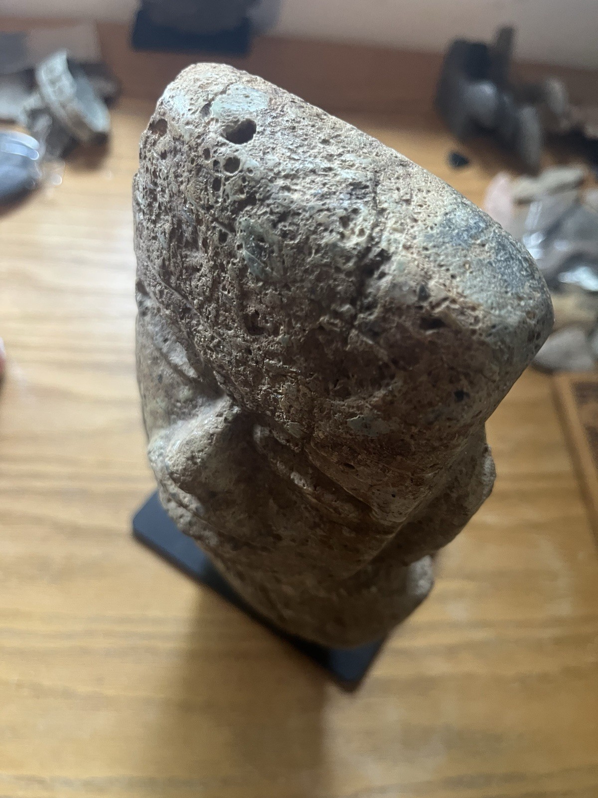 Massive Olmec 11” Stone Figure PreColumbian Ancient Artifact Teotihuacan Mayan