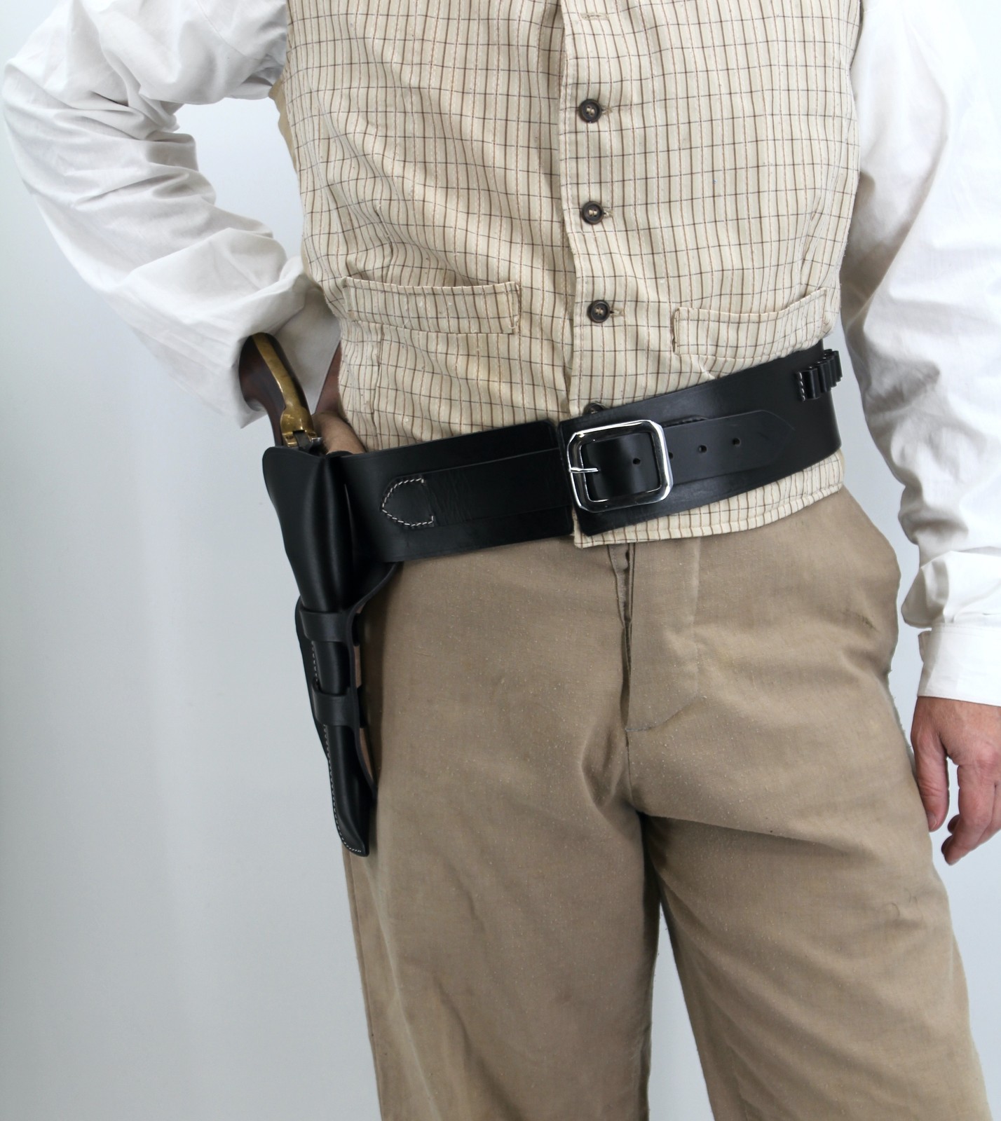 Early Post-War Western Gun Belt with Holster