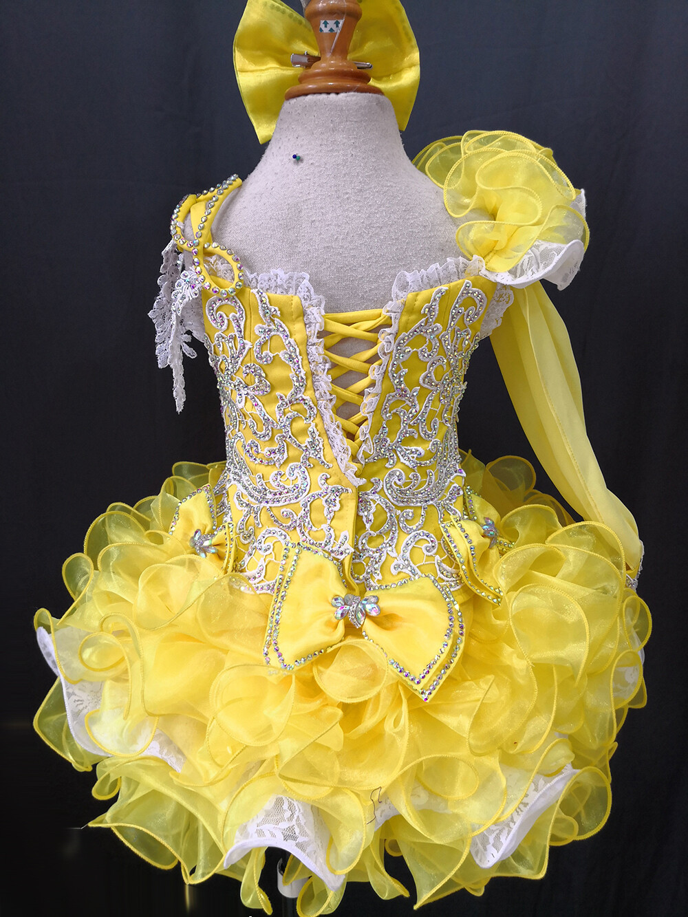 Jenniferwu Pageant Party Princess Birthday Dresses Tulle Tutu Dress for Girls