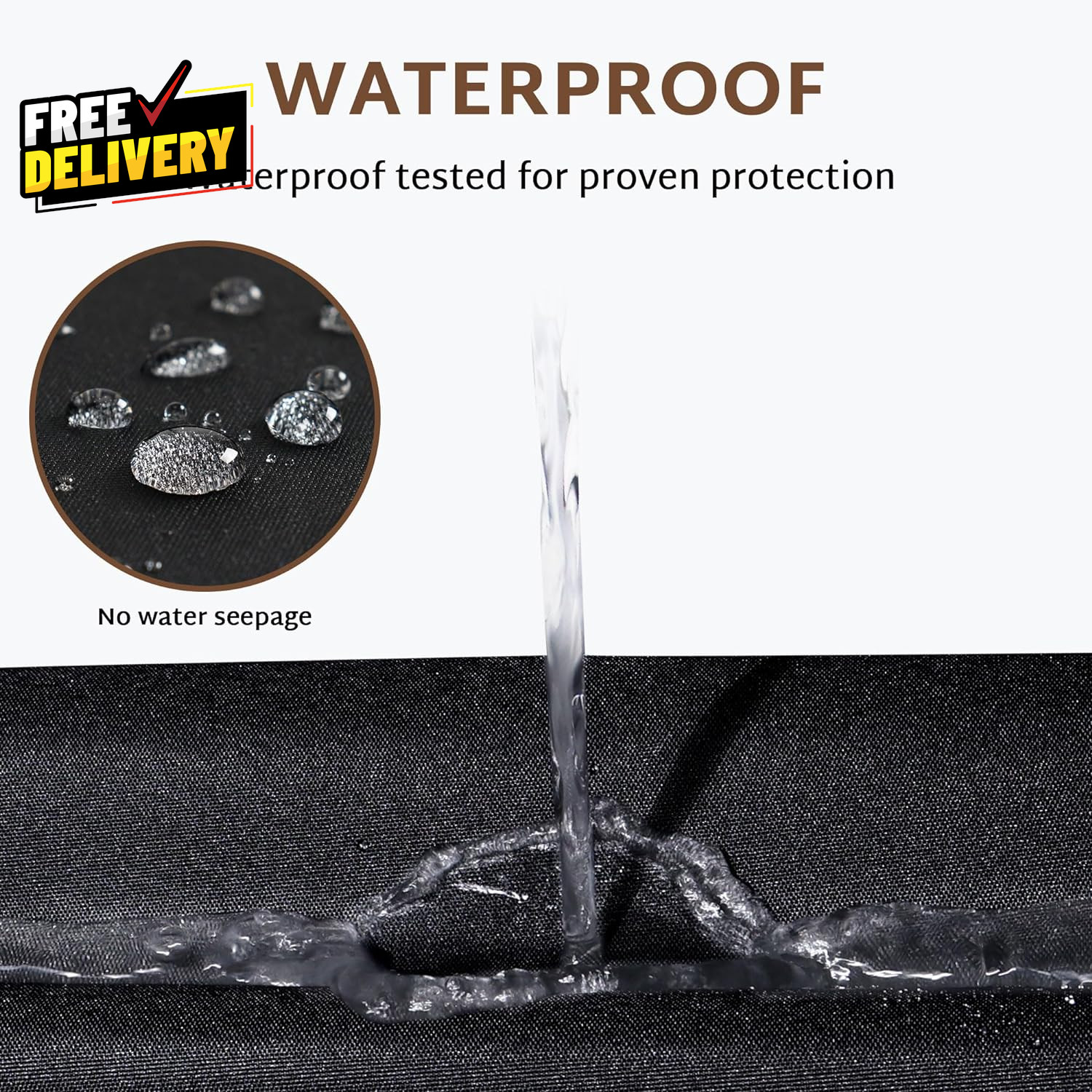 Outdoor Waterproof Hot Tub Swim SPA Cover 194 X 97 Inch Fit 8 X 16 Ft 192 X 96..