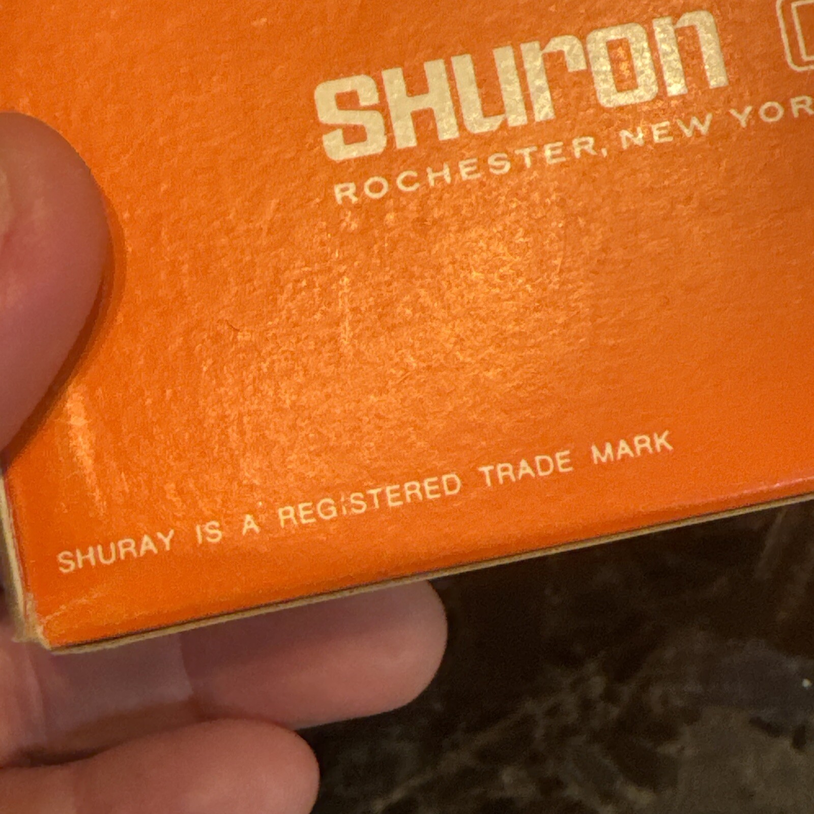 Vintage Men's Shuron Grand Prix Continental SHURAY Sunglasses Brown in Orig. Box