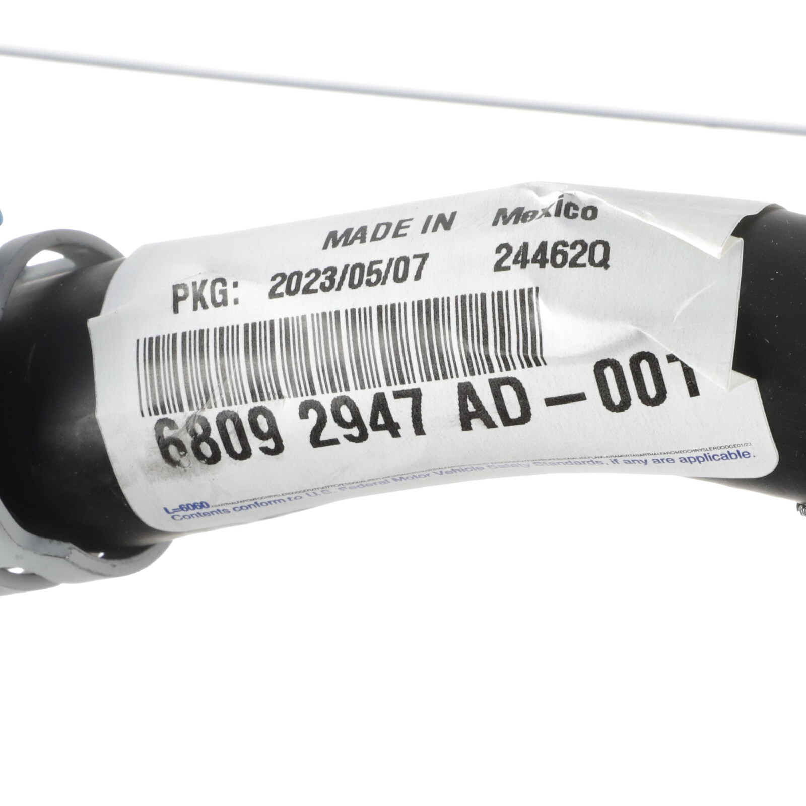 12-18 JEEP WRANGLER OIL COOLER OUTLET HOSE MOPAR GENUINE 68092947AD