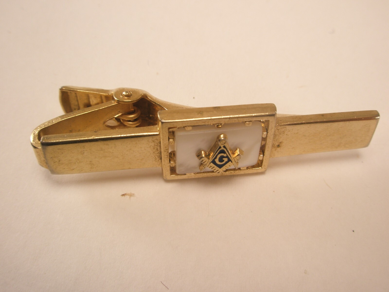 Masons Vintage ANSON Tie Bar Clip 32nd degree scottish rite shriner