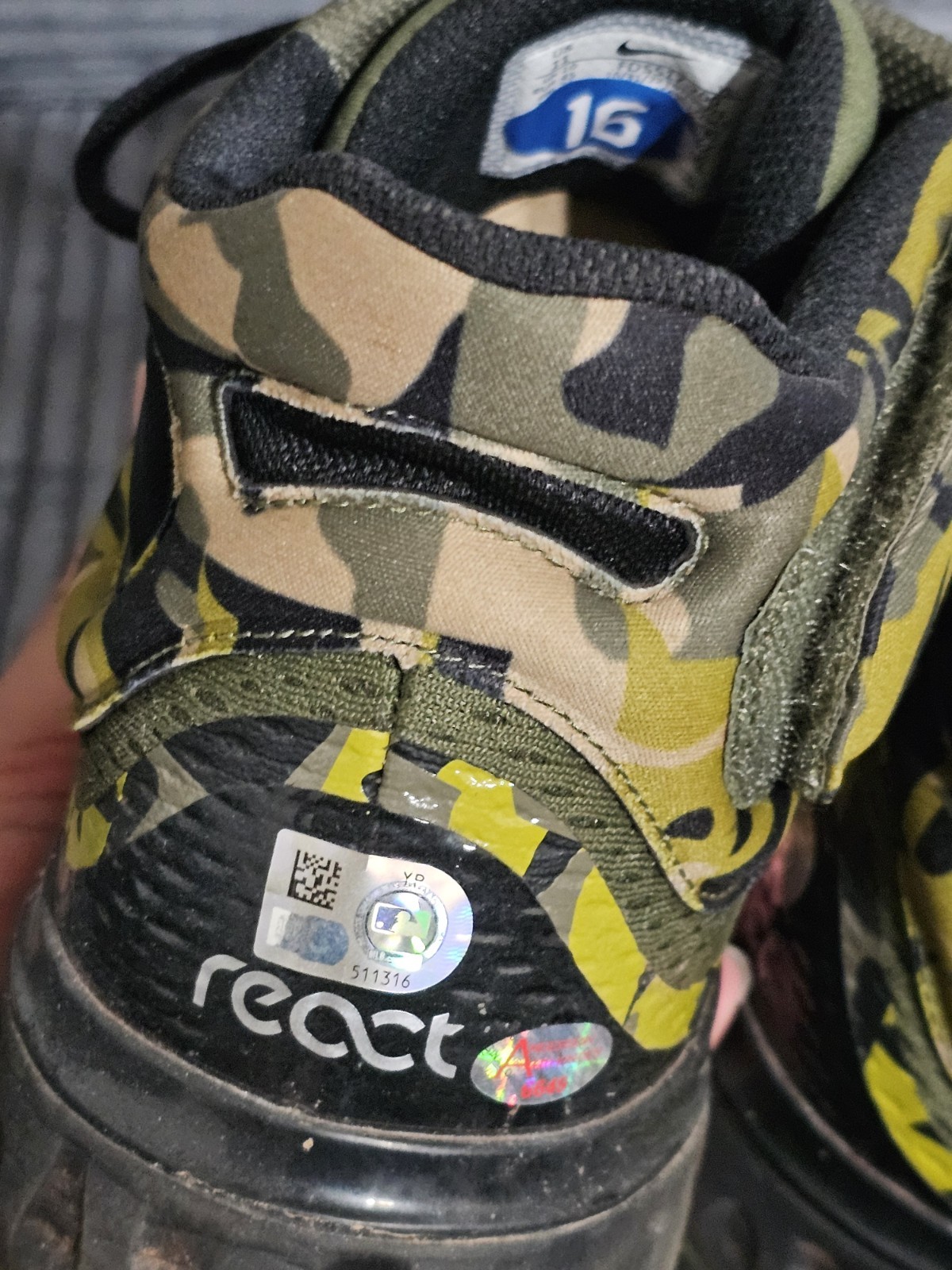 Los Angeles Dodgers MLB holo GU 2023 Will Smith Armed Forces Nike cleats