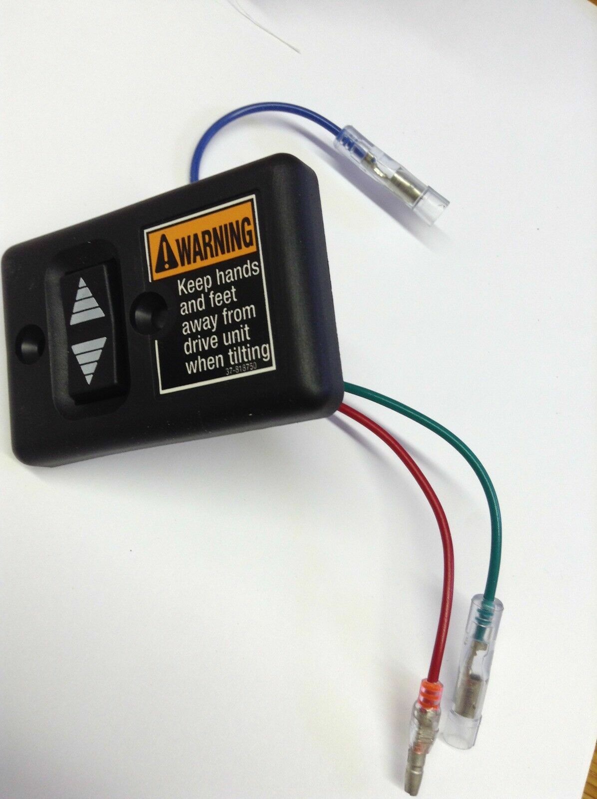 Mercury Mercruiser Quicksilver Transom Mount Trim Switch Kit OEM 87-815200A02