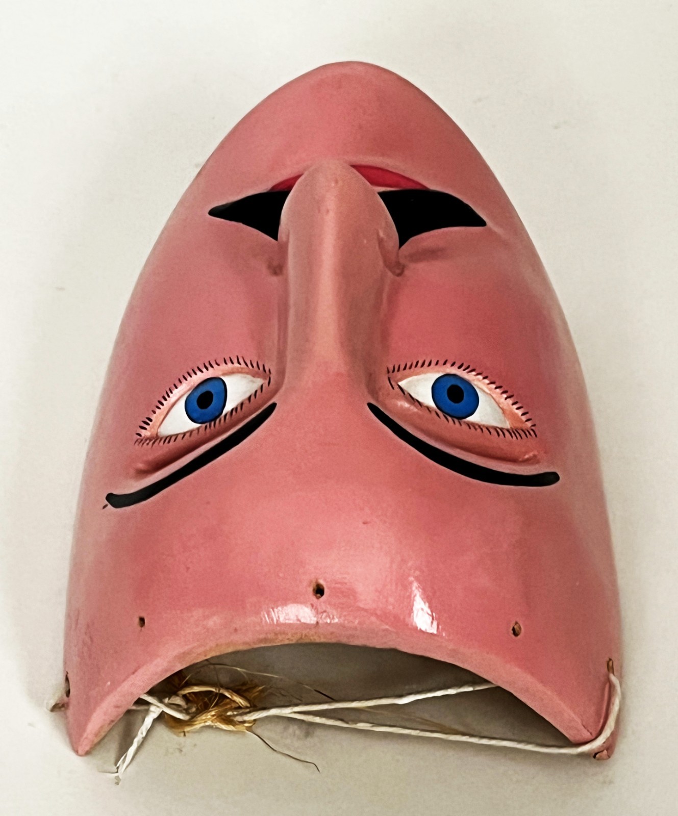 FELIPE HORTA TOCUARO MICHOACAN CURPITES WOOD DANCE MASK MEXICAN FOLK ART VIEJITO