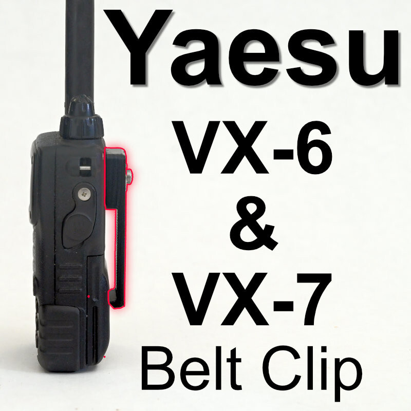 Yaesu VX-6 VX-7 VX-6R VX-7R VX6 VX7 VX6R VX7R REAL BELT CLIP, Custom Made!
