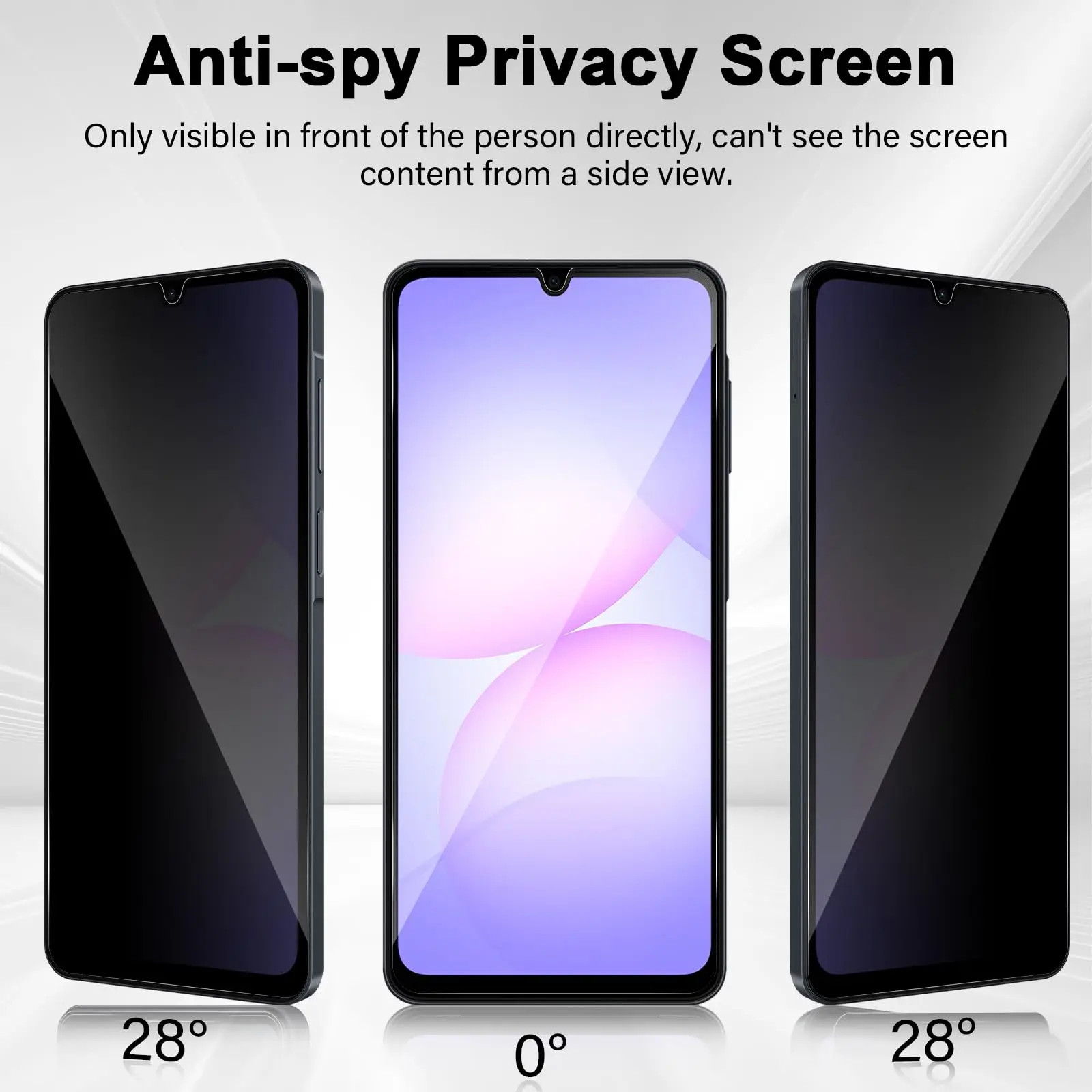 2X Privacy Tempered Glass Screen Protector For Galaxy S23 S24 S25 FE Ultra Edge