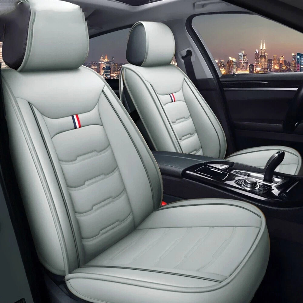 Leather Seat Covers Front Cushion For Hyundai Elantra Tucson Sonata Accent Kona