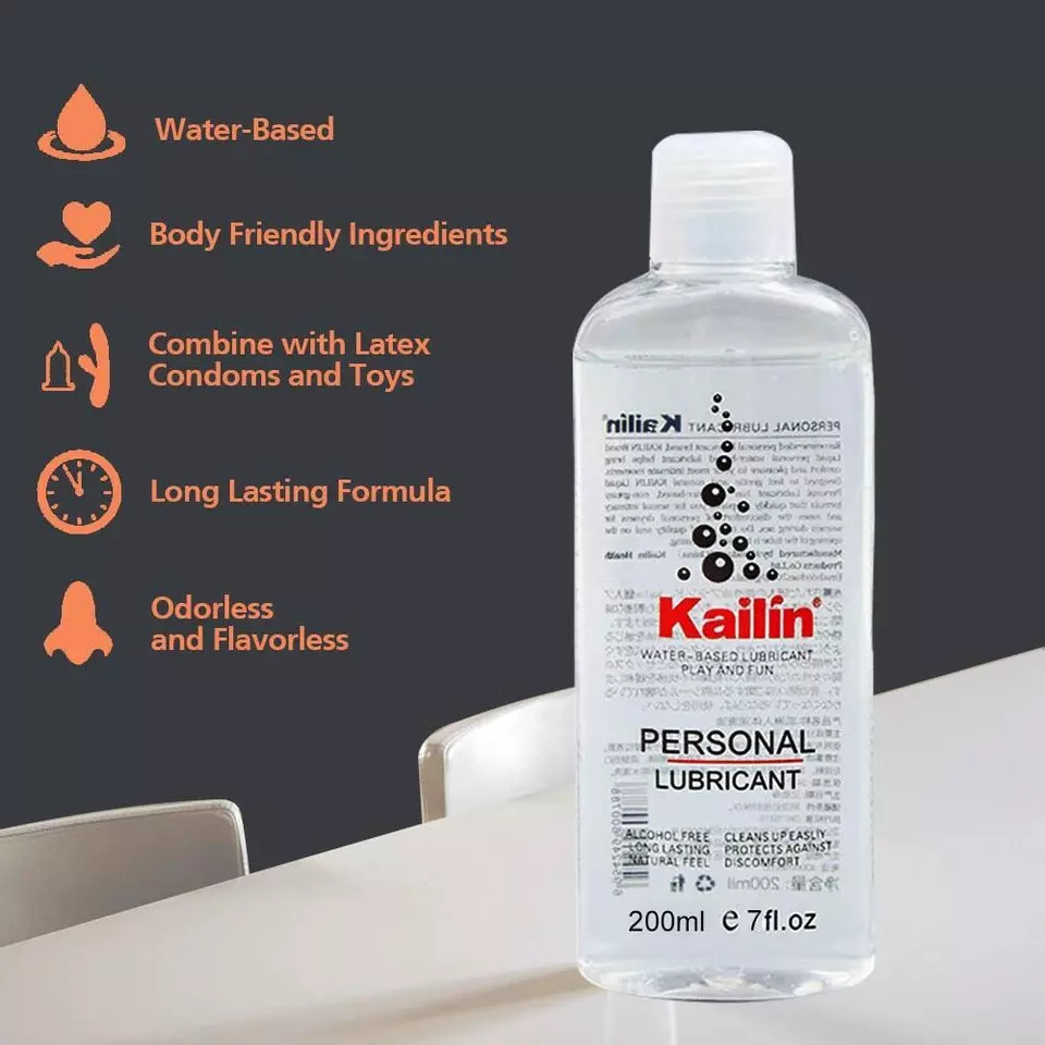 Lube Personal Sex Lubricant Water-Based Long Lasting Easy Clean Women Men Adult+