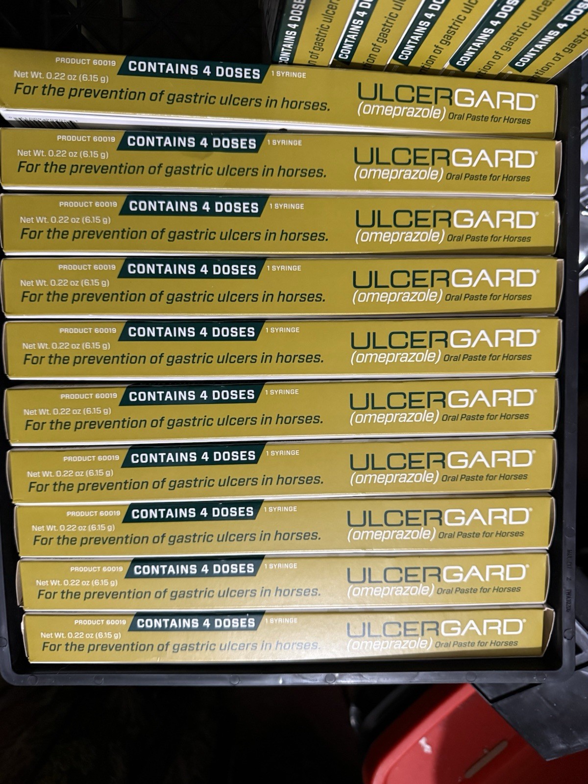 2 Boxes Of Boegringer ULCERGARD Treatment Oral Paste For Horses 8 Total Doses