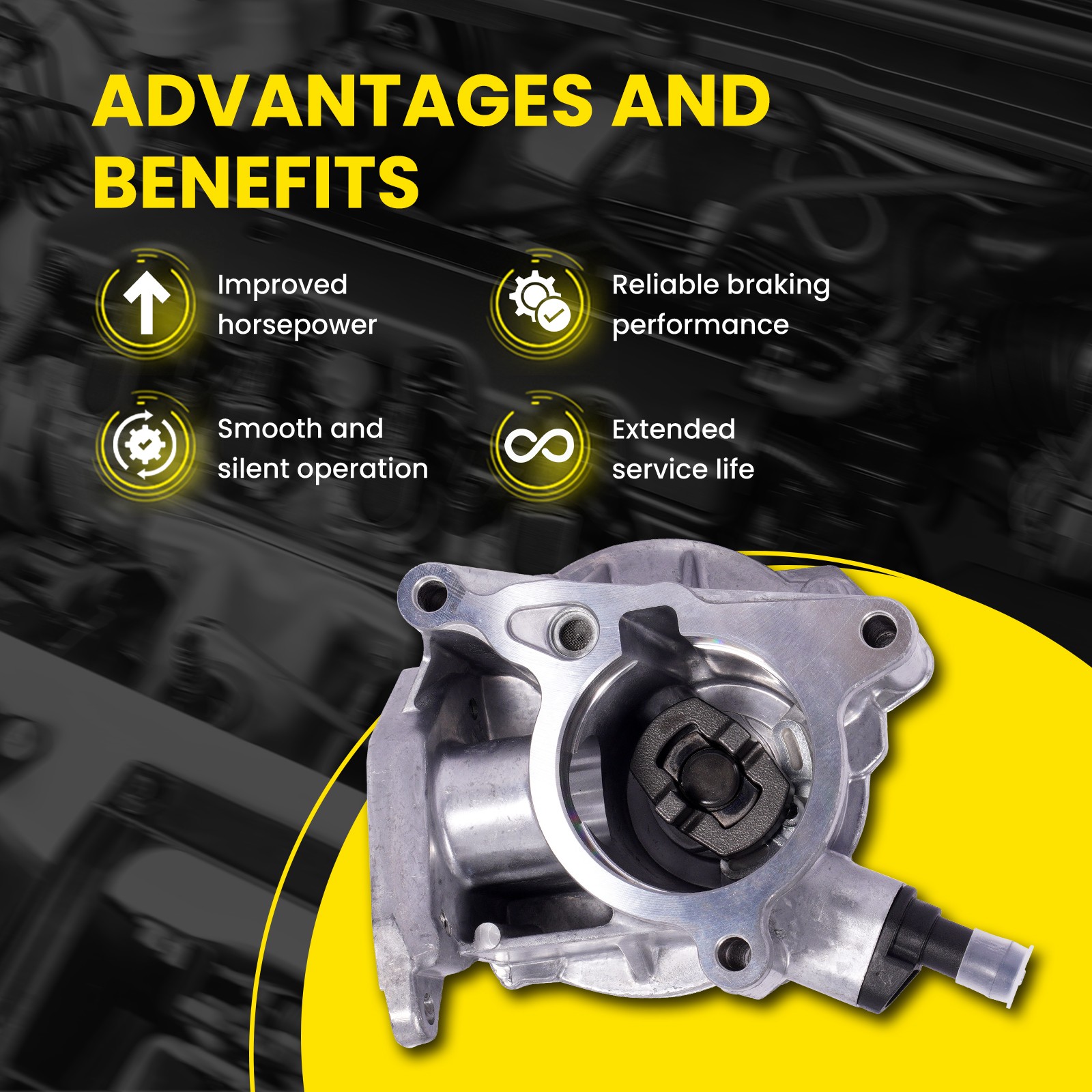 Vacuum Pump for Audi A3 TT Quattro Volkswagen CC Eos GTI Jetta Passat Tiguan